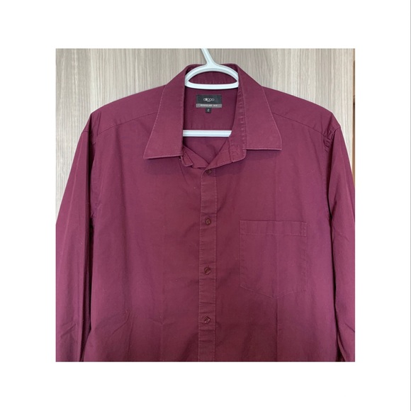 G2000 Maroon Regular Fit long sleeved polo shirt (Medium) 16/33 - Picture 3 of 5